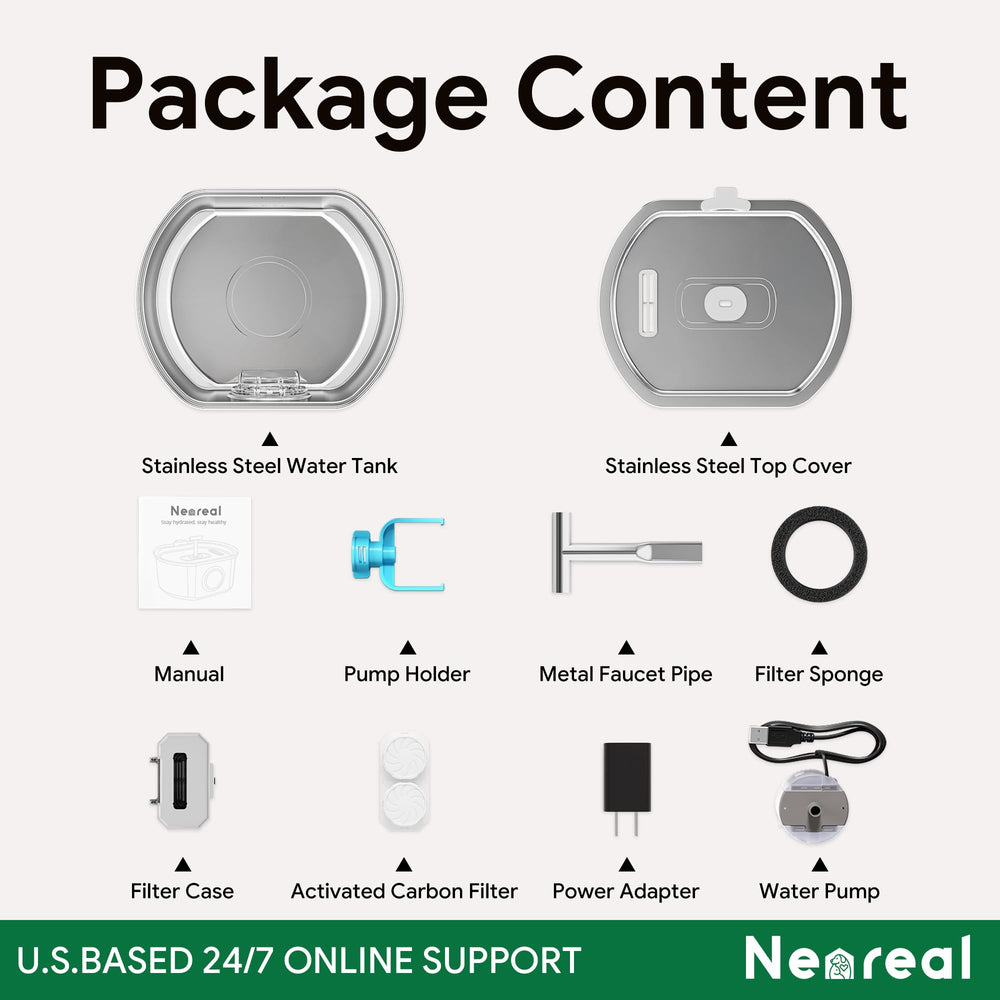 Neareal cat water fountain ideal for home use in modern spaces