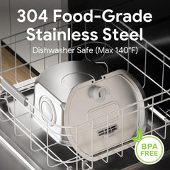 Durable Neareal stainless steel exterior for long-lasting use.