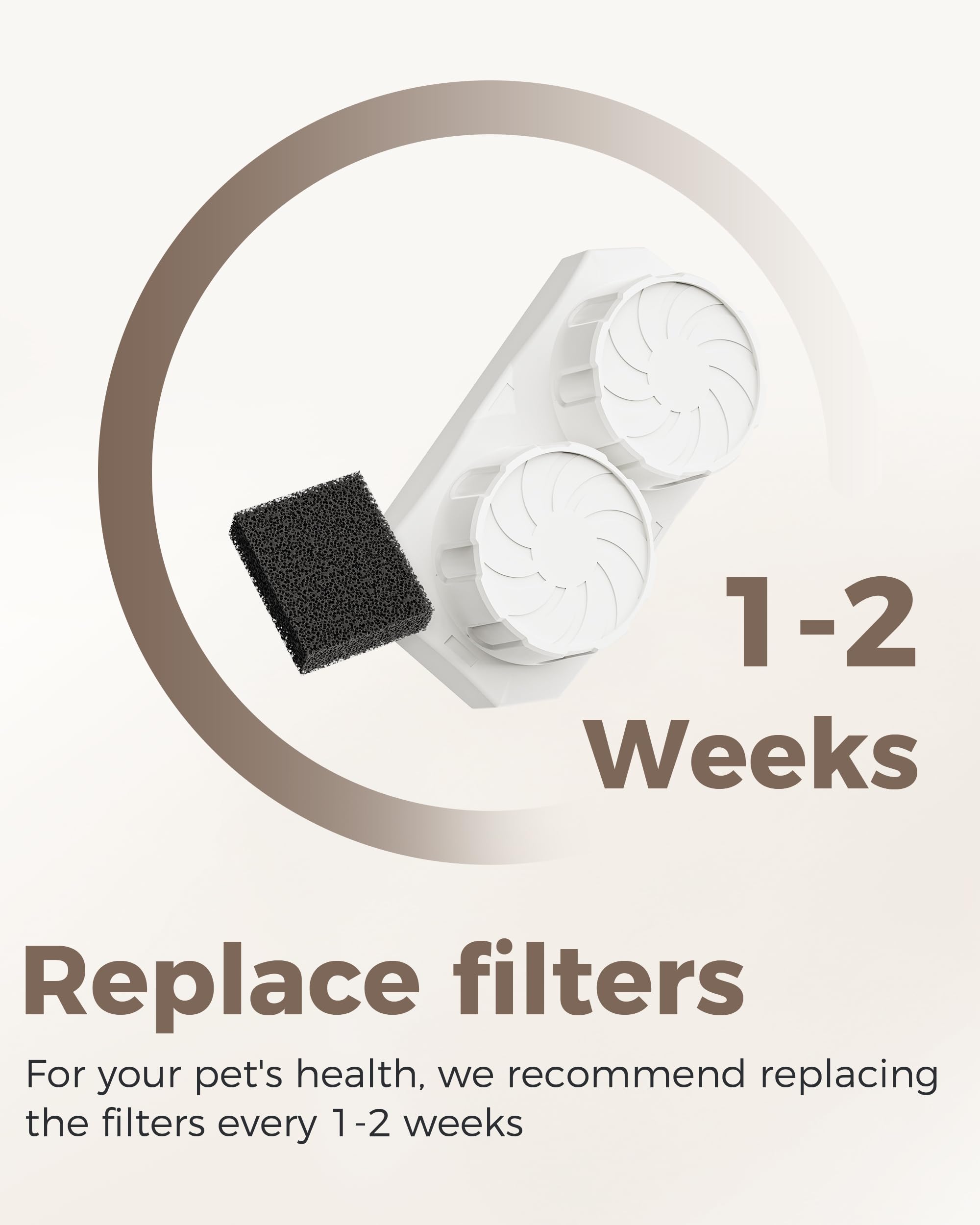 Neareal ion-exchange resin softens water for smoother drinking experience.
