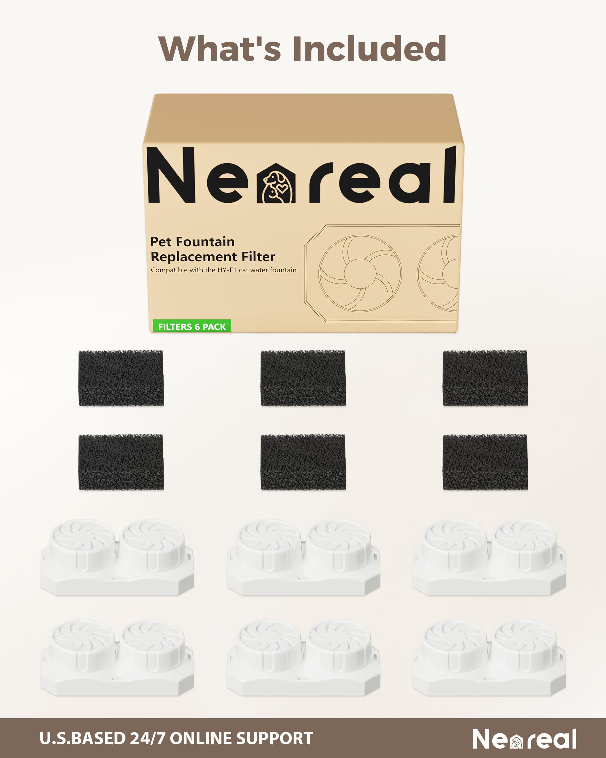 Neareal multi-pet care setup illustrates shared hydration efficiency.
