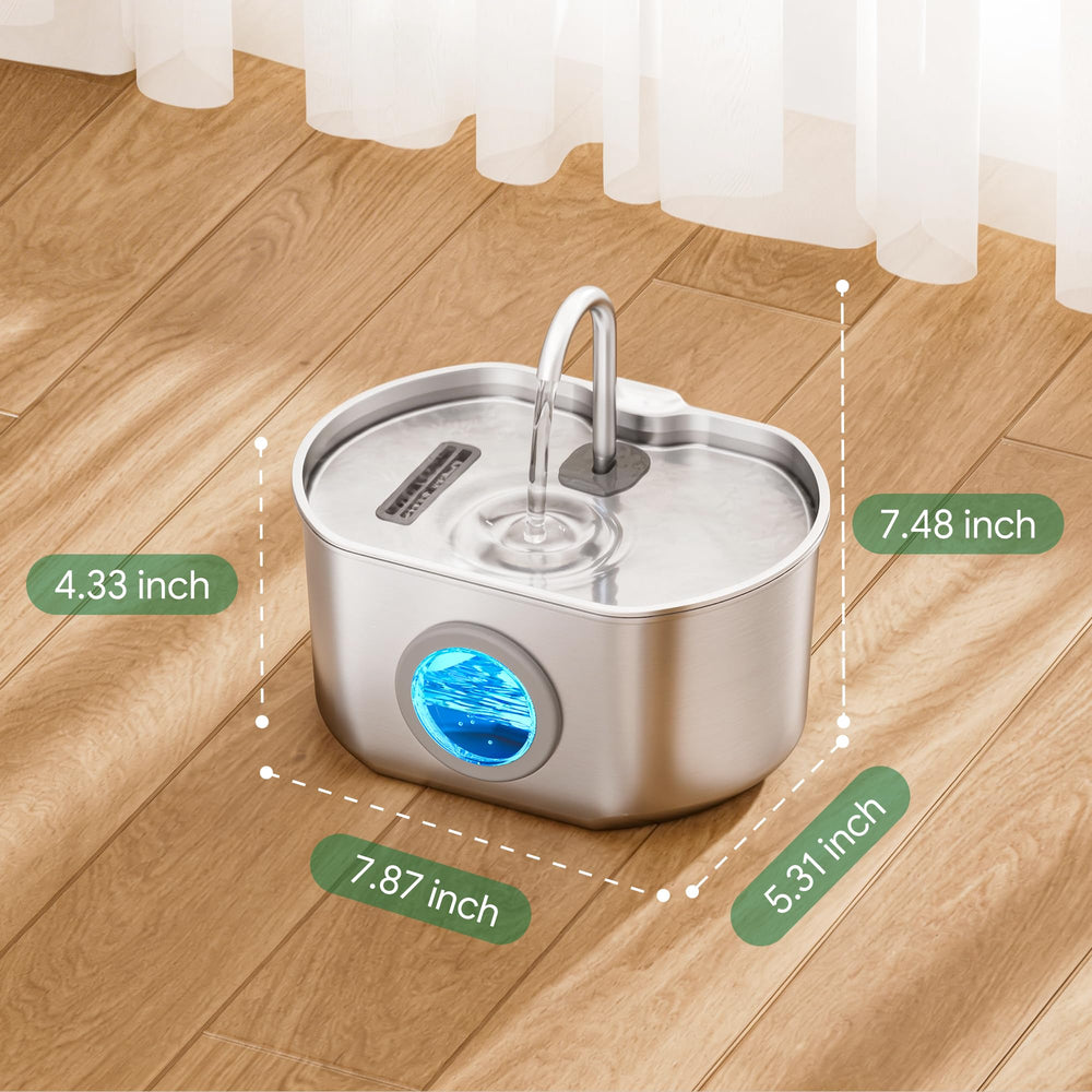 Neareal travel-friendly cat water fountain suitable for trips.