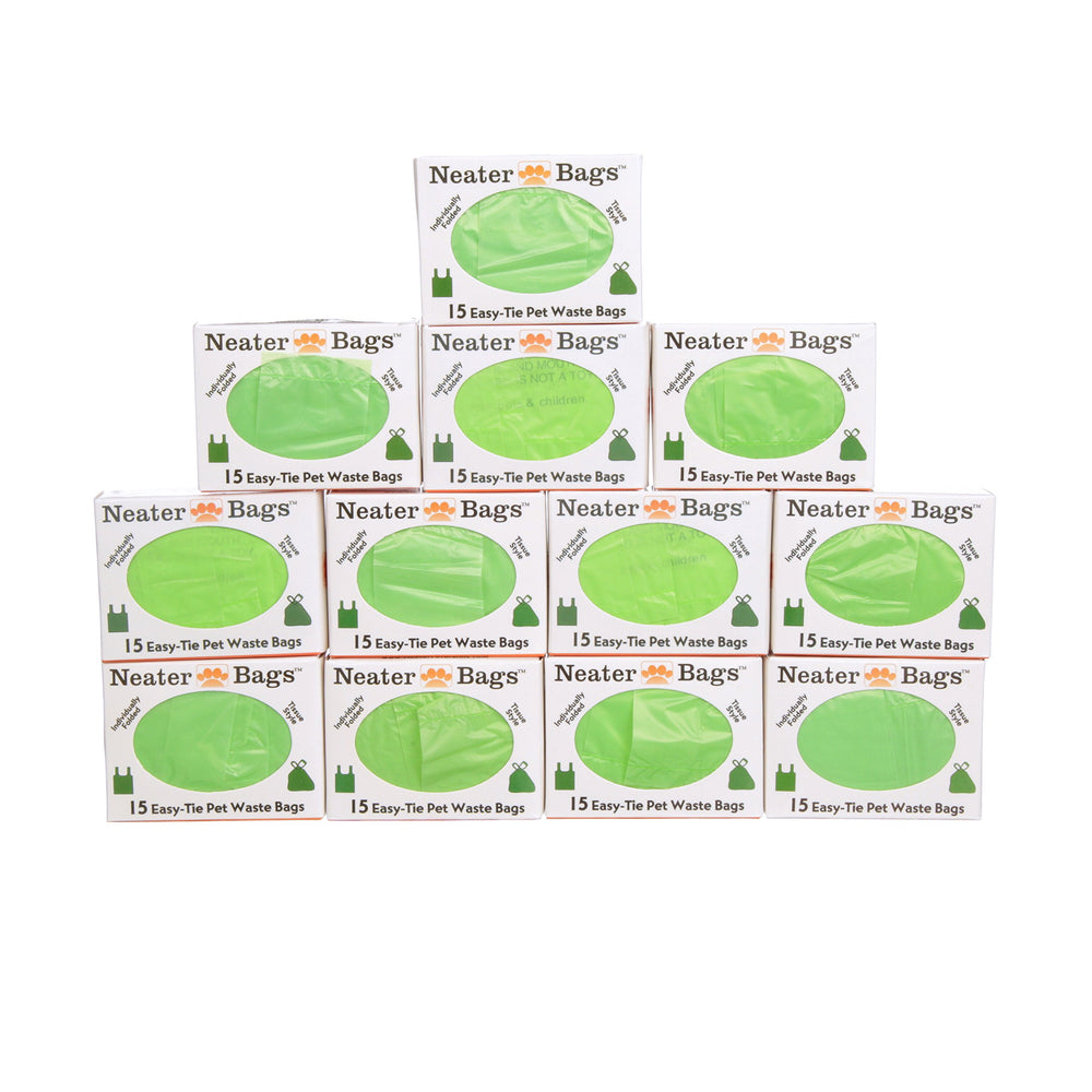 Neater Bags come in an 180-count pack for long-term use.