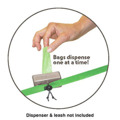 Neater Bags fit neatly inside the Neater Bag Dispenser.