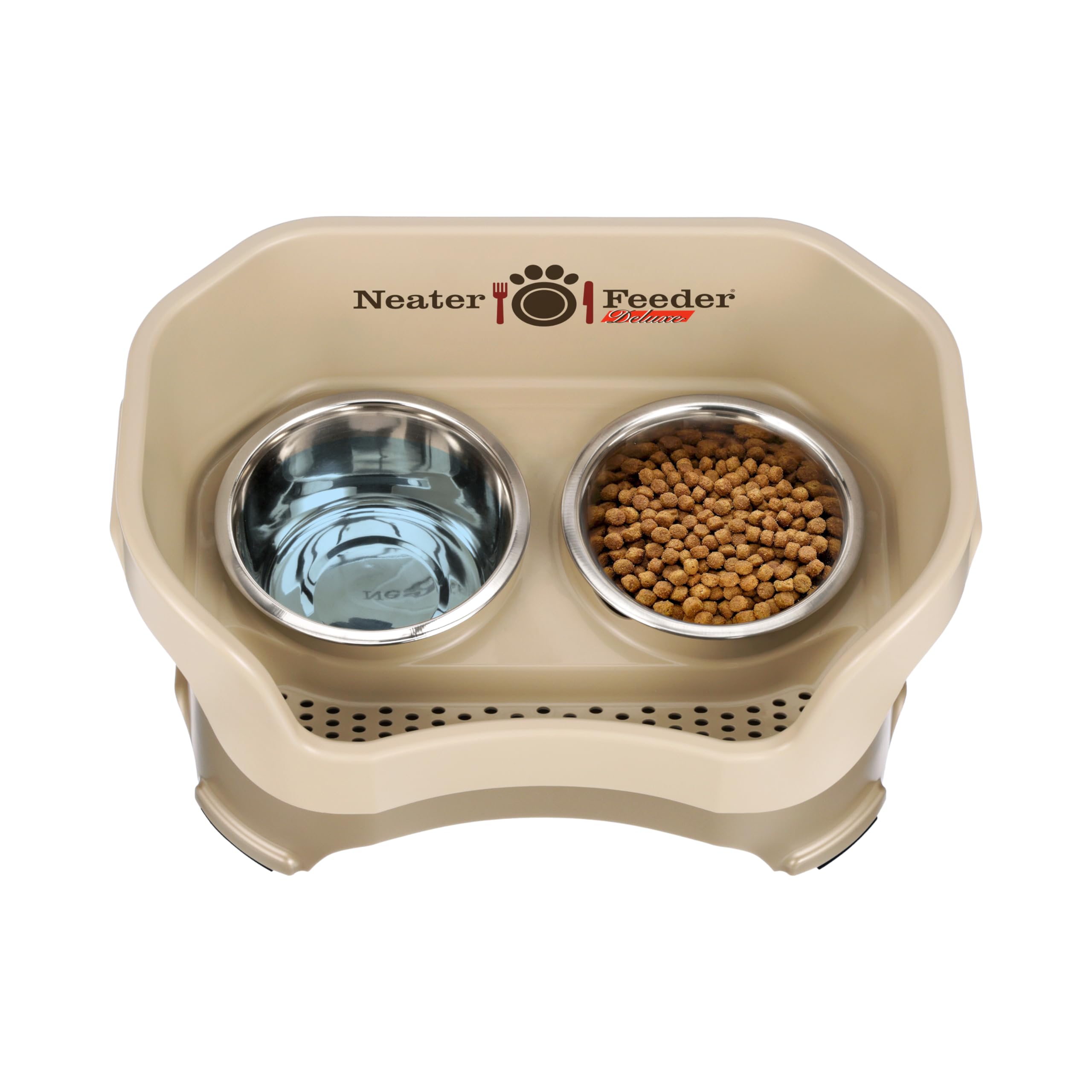 Neater Feeder food and water bowls: 3.5 and 5 cups.