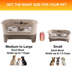 Neater Feeder Express catch basin contains spills and protects floors.