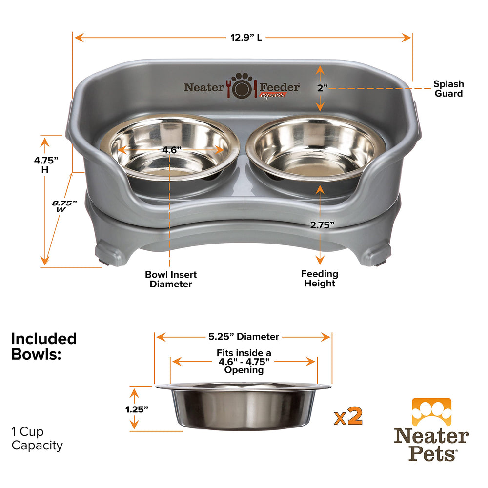 Neater Feeder Express components are top-rack dishwasher safe