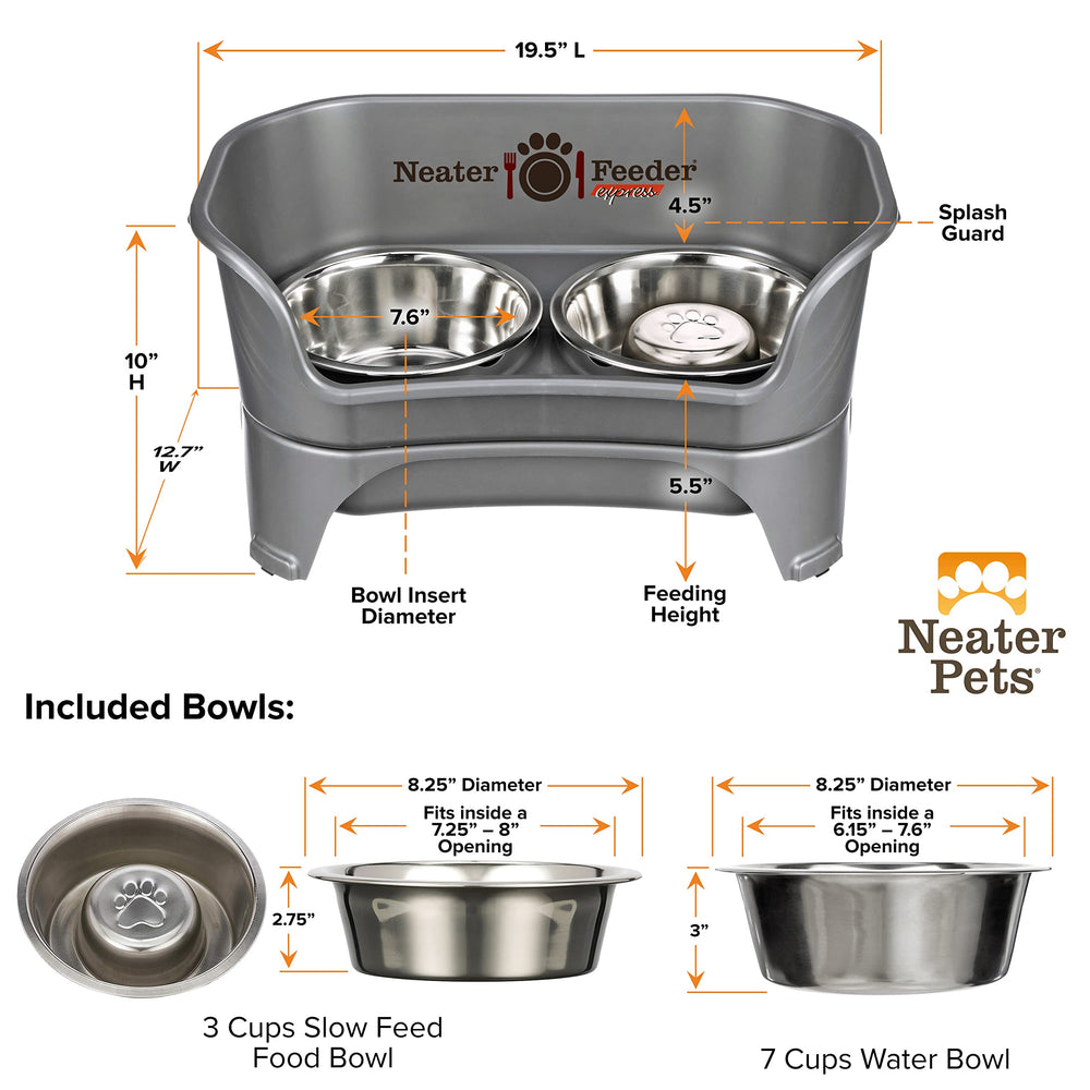 Grey colorway complements modern homes while supporting practical pet care.