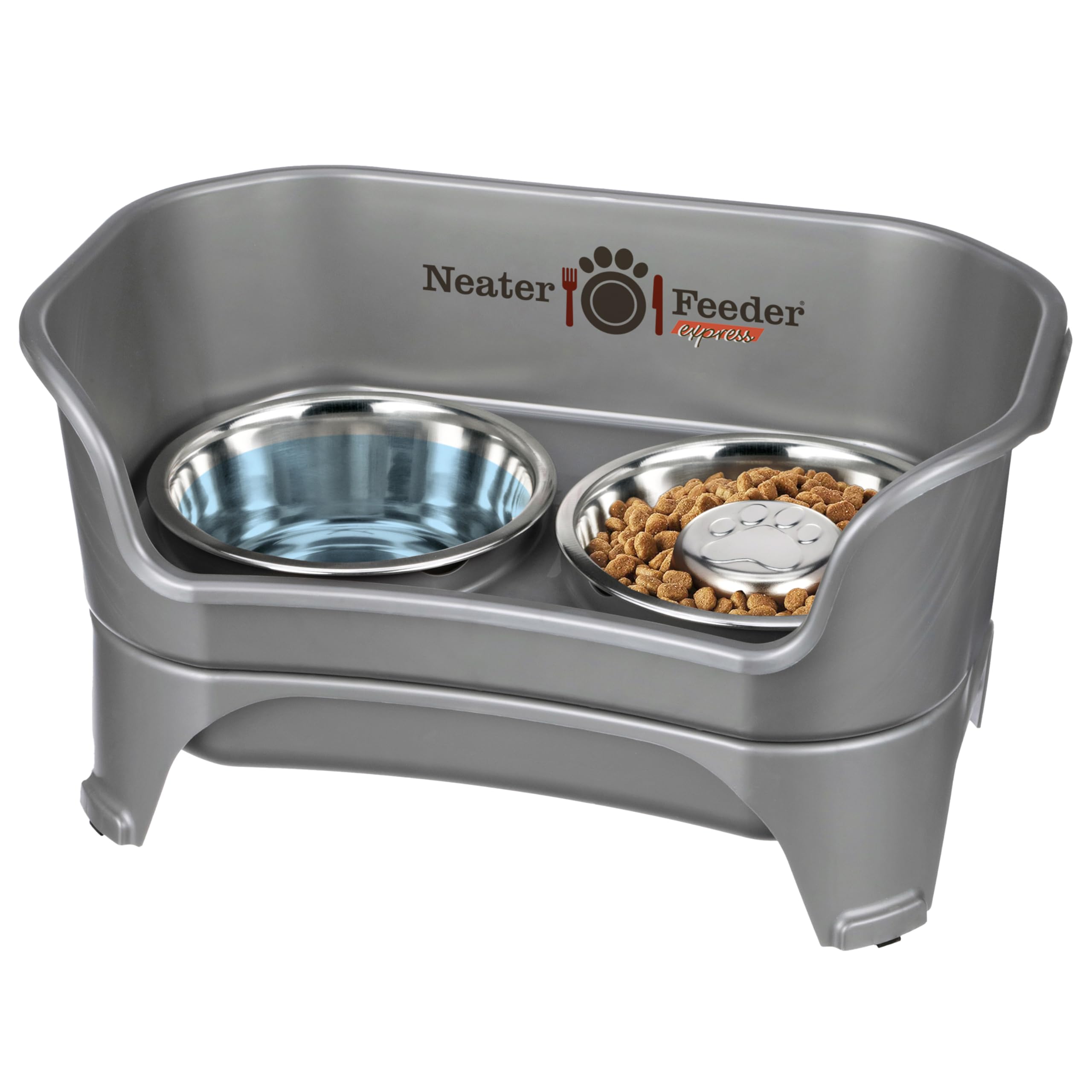 Neater Feeder Express mess-proof bowl keeps meals contained and tidy during feeding.