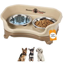 Neater Feeder Express mess-proof station keeps feeding area tidy.