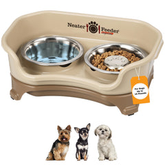 Neater Feeder Express mess-proof top basin keeps spills contained for a cleaner floor.