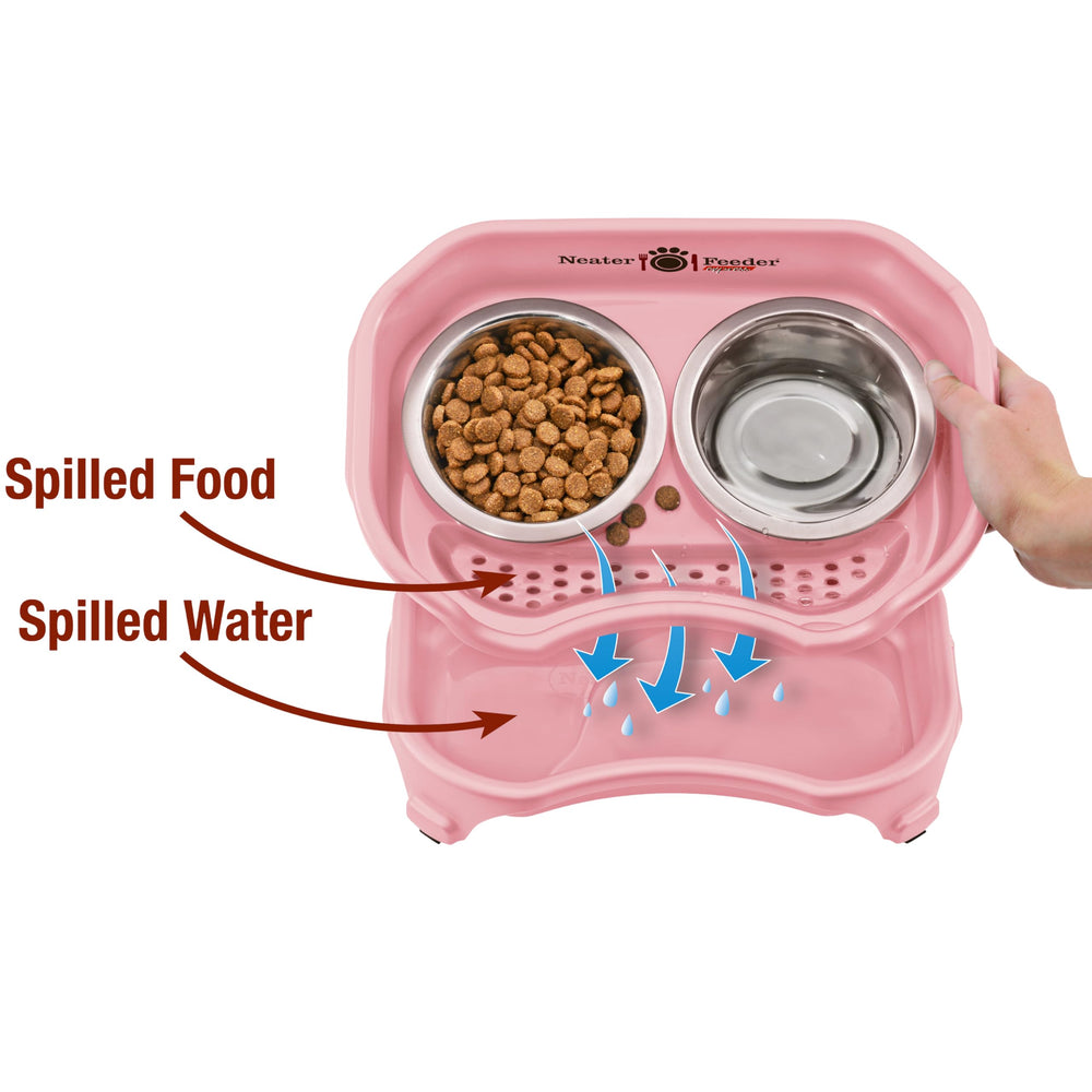 Neater Feeder Express whisker-friendly bowls support comfortable dining for different breeds.