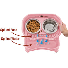 Neater Feeder Express whisker-friendly bowls support comfortable dining for different breeds.