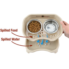 Neater Feeder Express whisker-friendly bowls fit cat faces comfortably