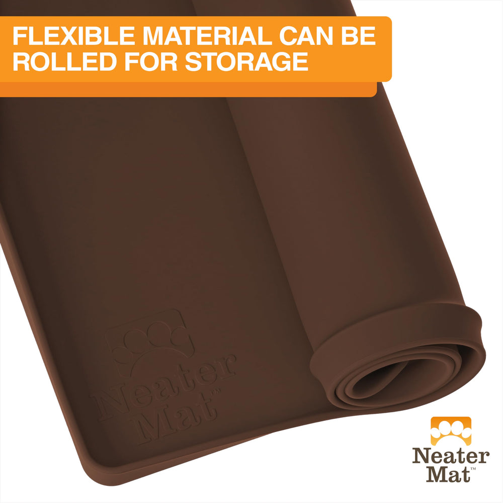 Neater Mat is dishwasher-safe for quick cleanup.
