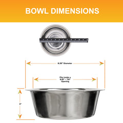 Dishwasher safe design keeps meals quick and hygienic for pets.