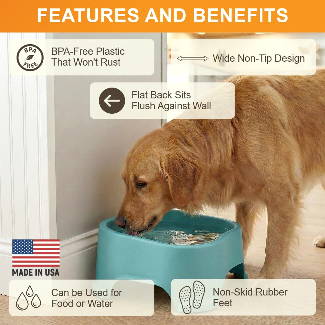 Neater Pet Brands dishwasher-safe large dog bowl for easy cleaning.