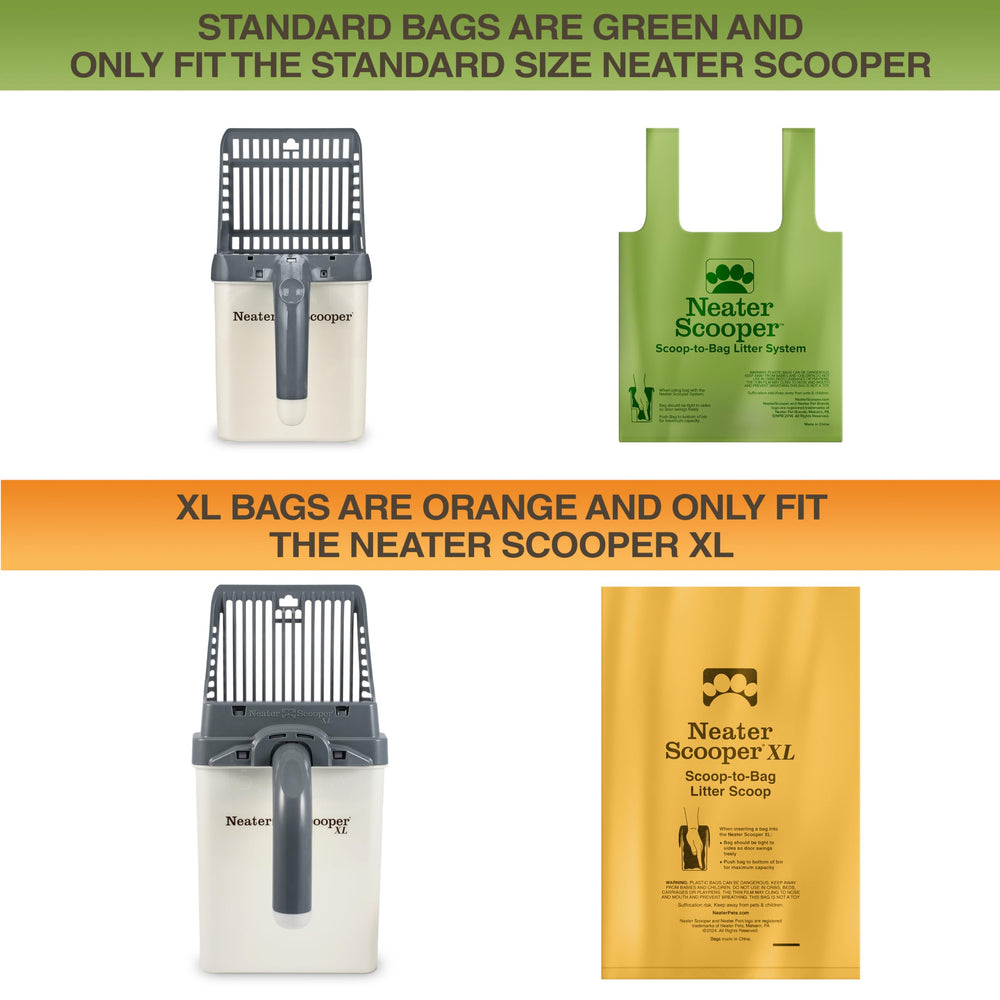 Neater Scooper durable tear-resistant bags hold waste without tearing.