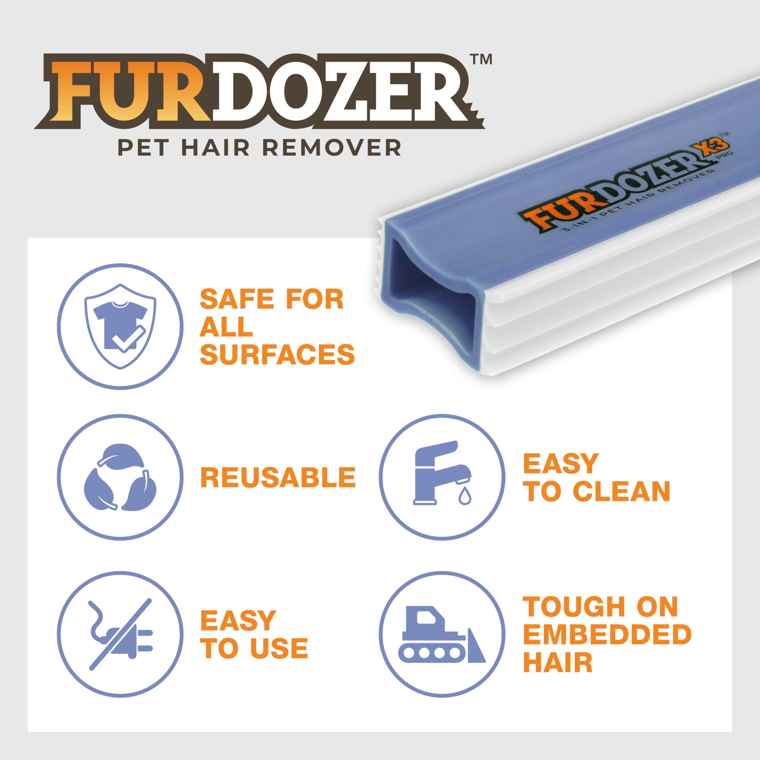 Reusable design reduces waste compared to disposable lint rollers.