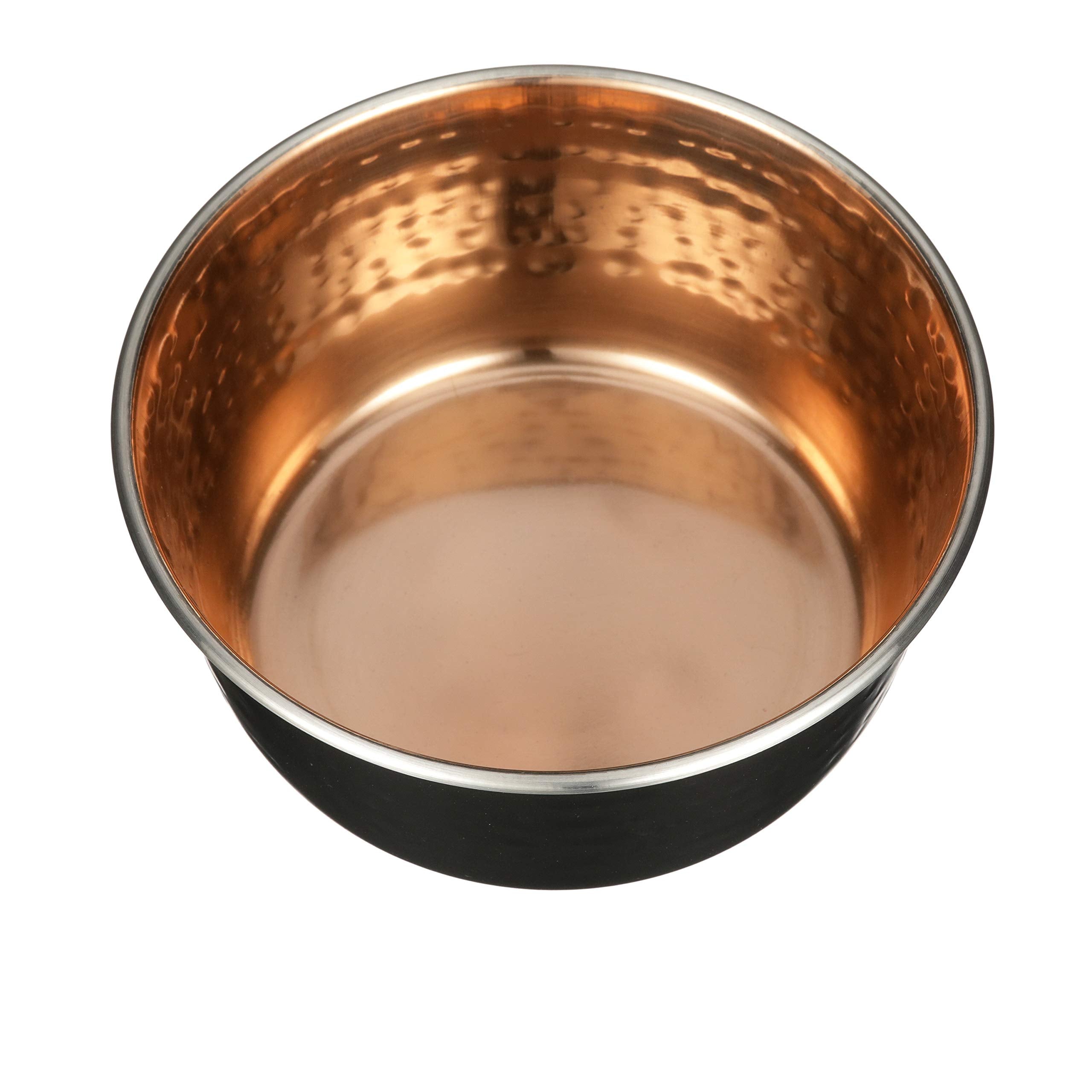 Neater Pet Brands copper interior delivers a warm, premium dining look.