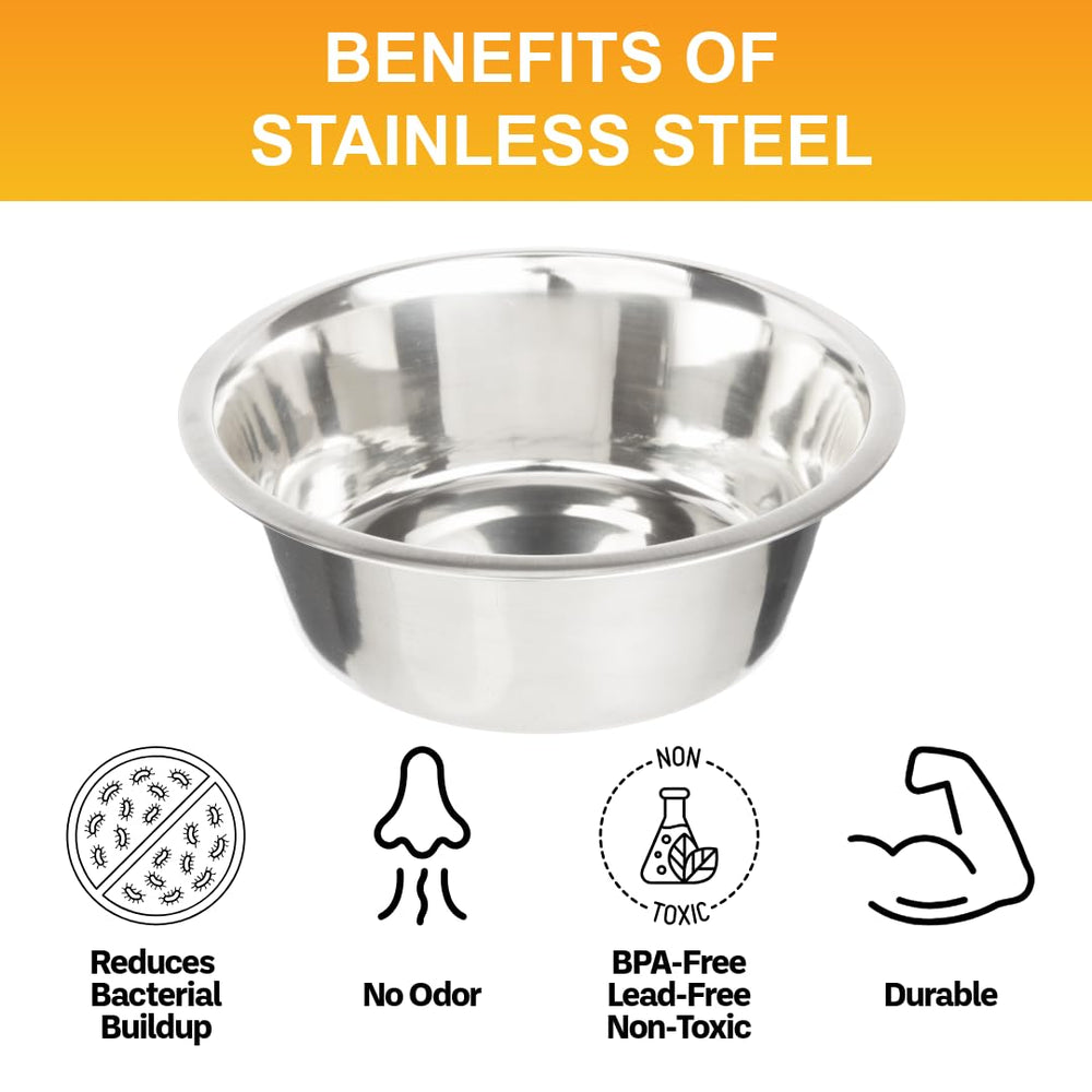 Neater Pet Brands 56 oz bowls suited for large dogs with ample capacity.
