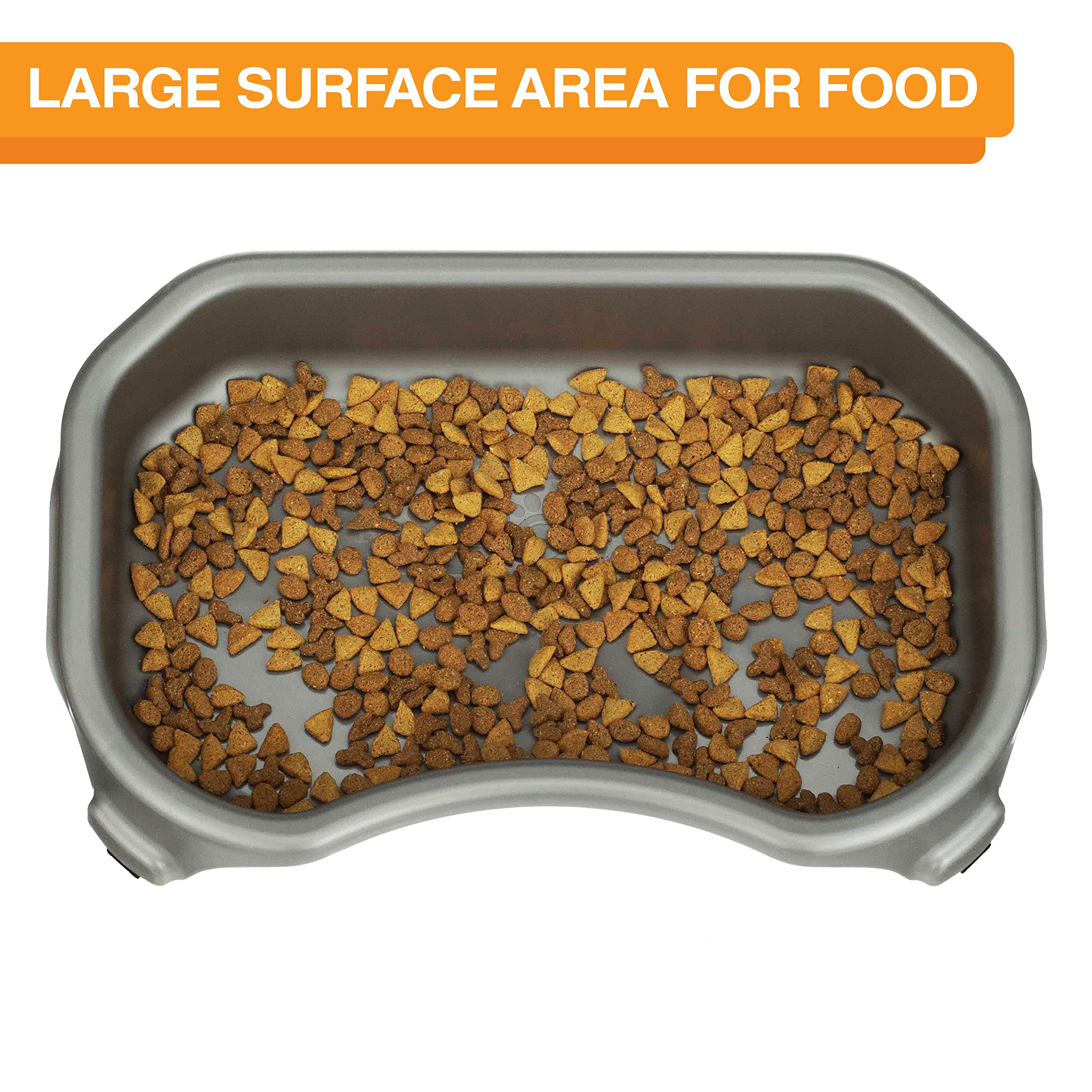 Neater Pet Brands large surface area bowl for easy drinking.