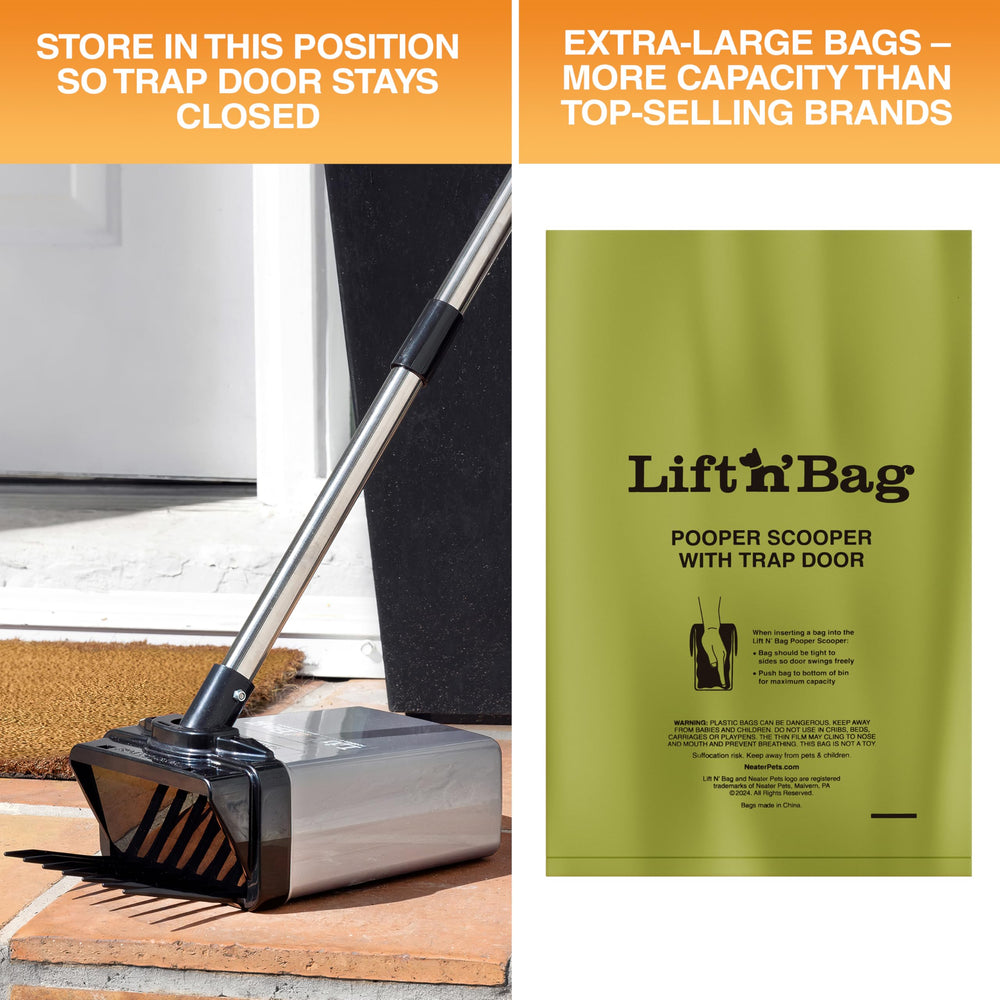 195-bags-included confirms a ready-to-use yard cleanup kit.