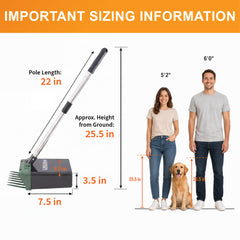 Durable, lightweight plastic construction supports seniors and walkers.