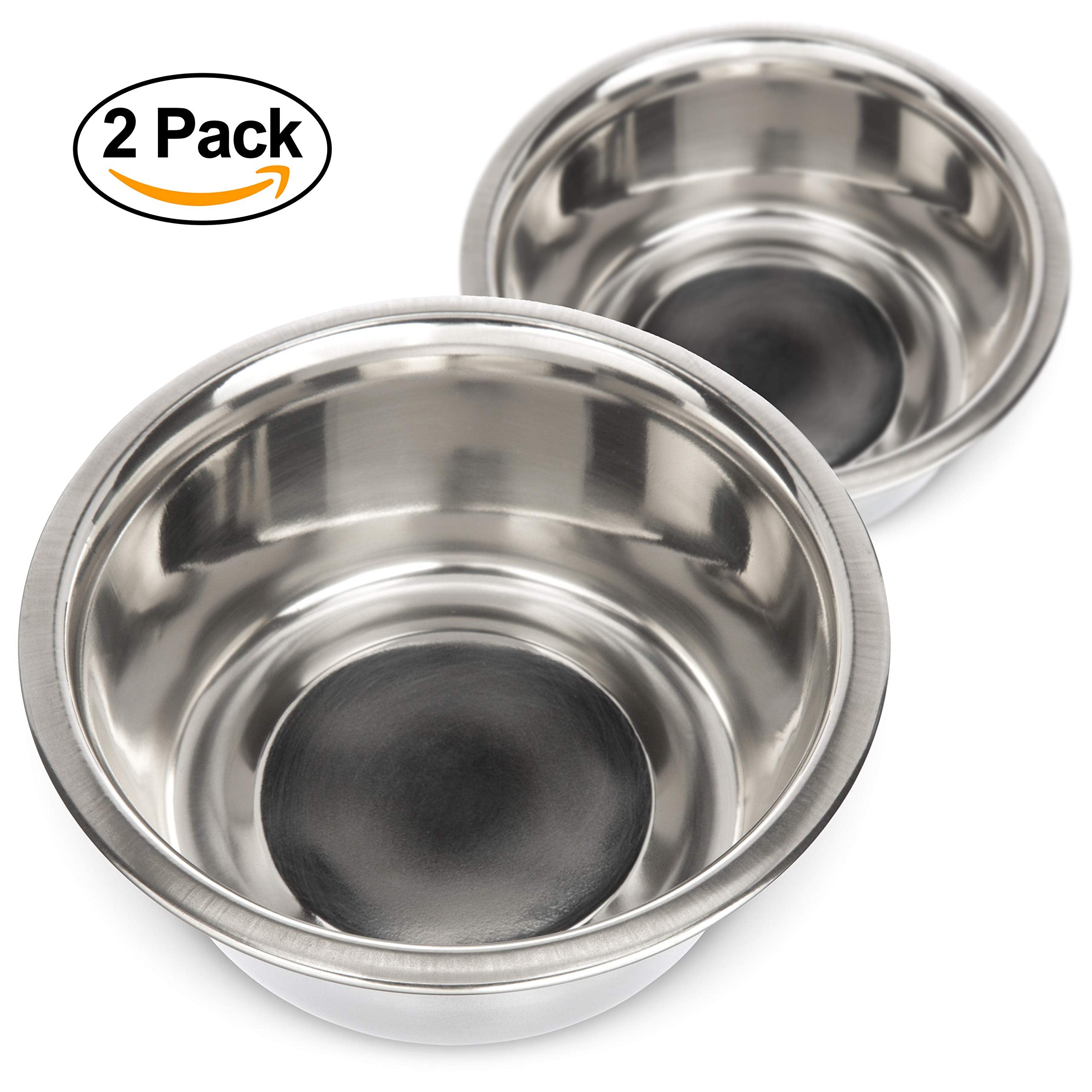 Medium dog bowls compatible with Neater Feeder Deluxe, ideal for Beagles and Spaniels.