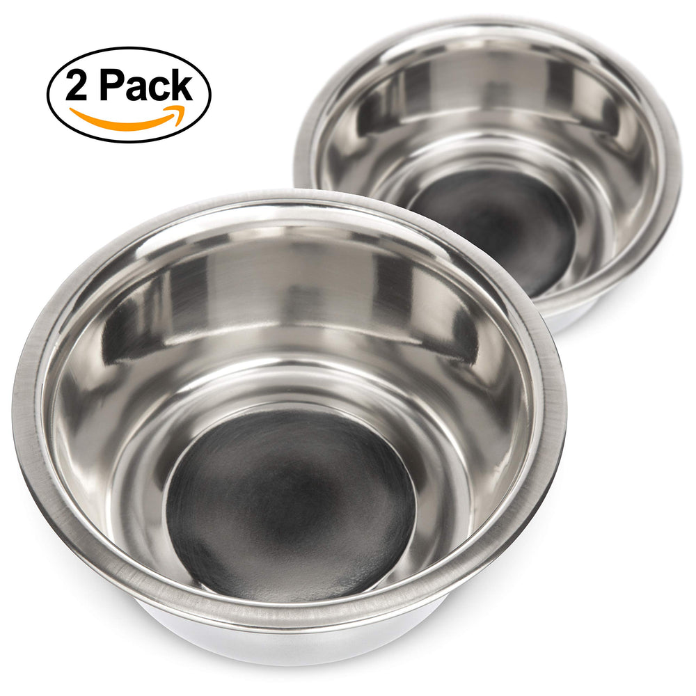 Medium dog bowls compatible with Neater Feeder Deluxe, ideal for Beagles and Spaniels.