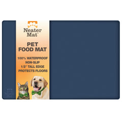 Neater Mat anti-slip bottom keeps bowls steady on hard floors.