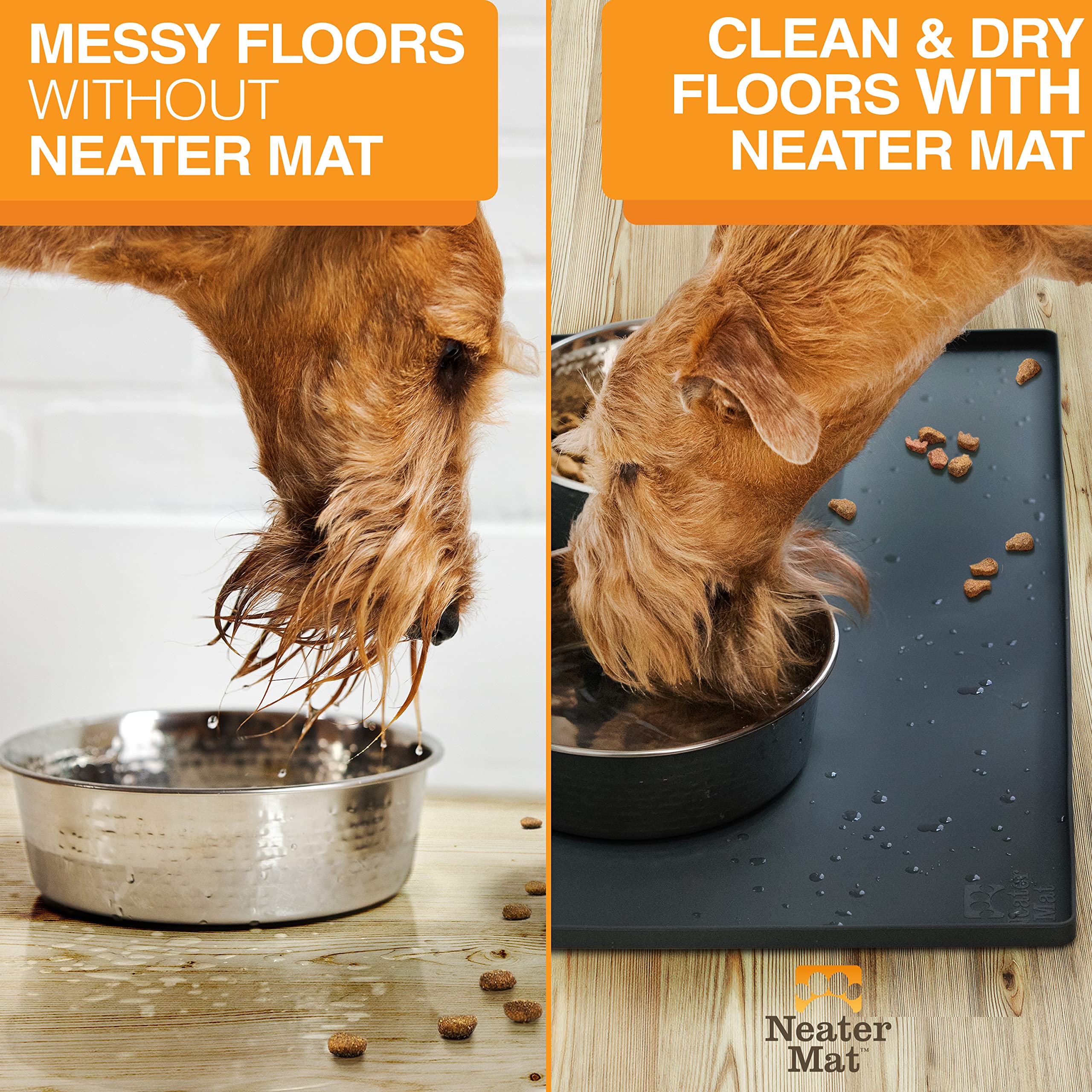 Neater Mat silicone is BPA-free and easy to clean.