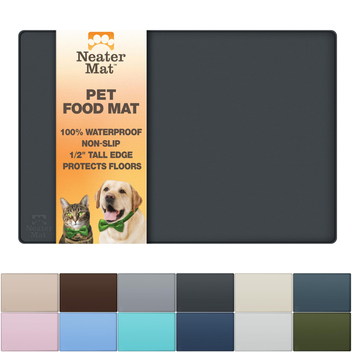 Neater Mat protects floors under bowls with waterproof silicone.