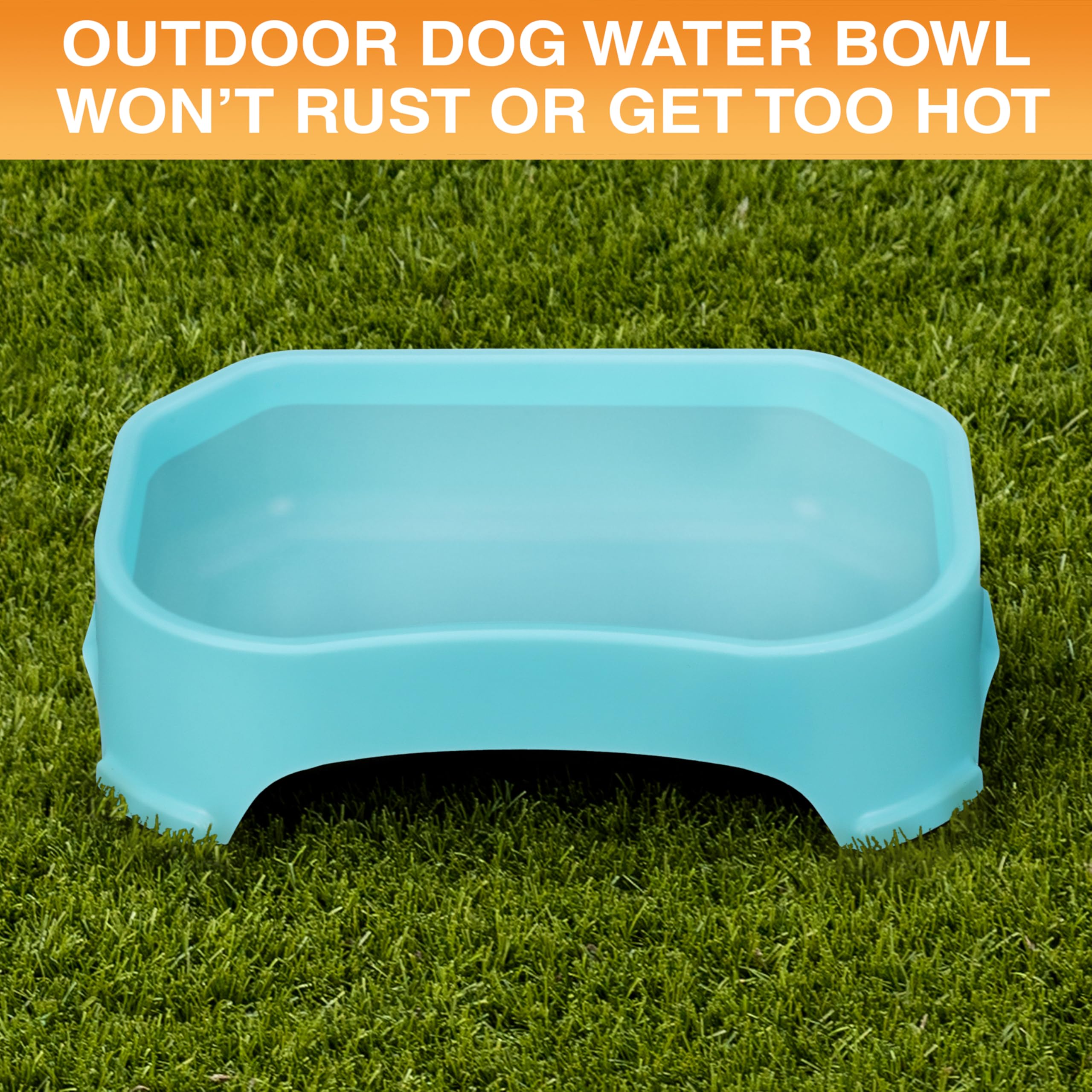 Neater Pet Brands no-spill design keeps messes down and water where it should be.