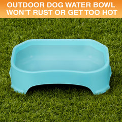 Neater Pet Brands no-spill design keeps messes down and water where it should be.