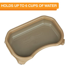 Neater Pet Brands outdoor water bowl in champagne color for sun and rain