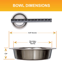 Neater Pet Brands stainless-steel cat bowls resist rust and keep surfaces hygienic