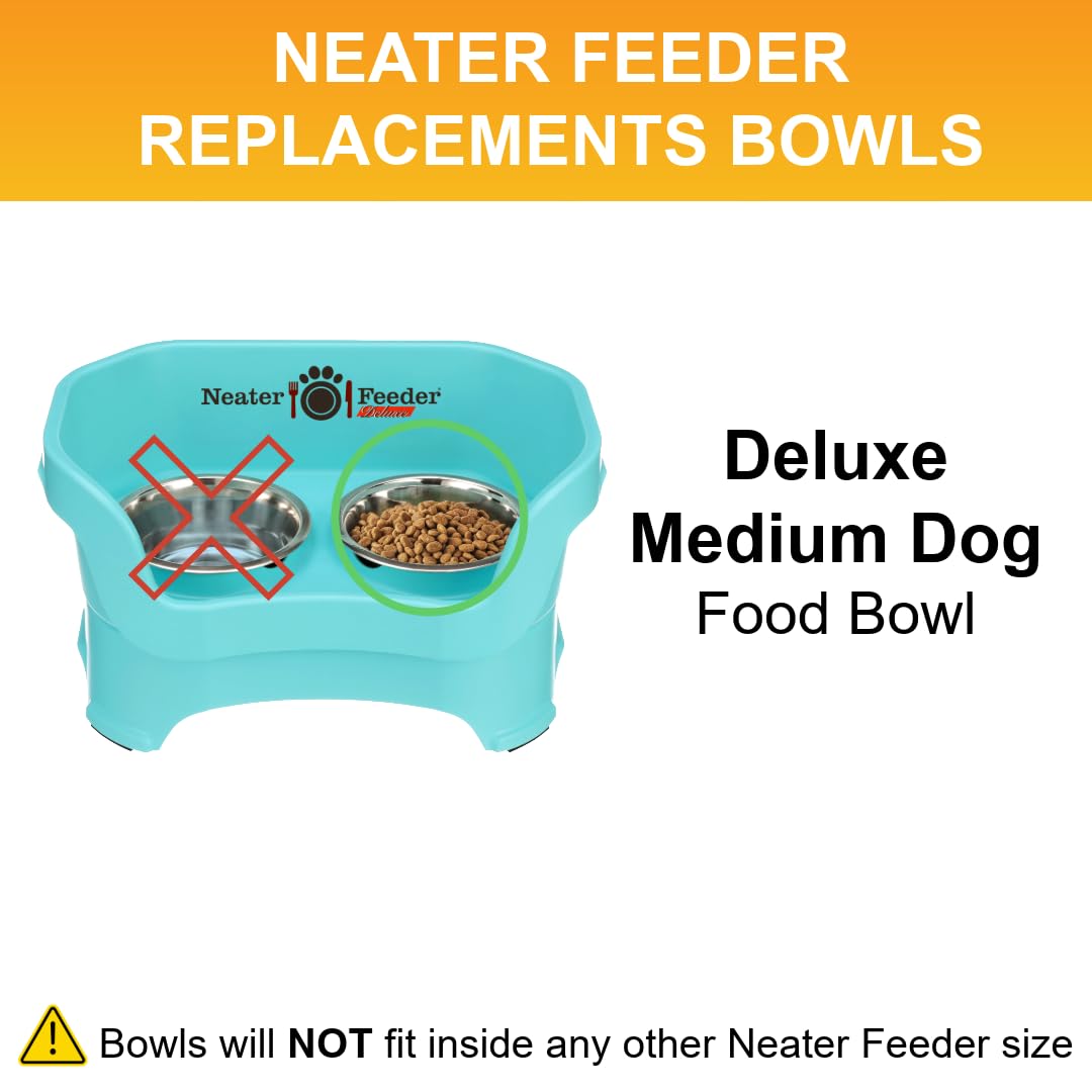 Two-pack bowls shown as a pair for food and water from Neater Pet Brands.