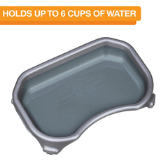 Neater Pet Brands weather-resistant plastic bowl for outdoor use.