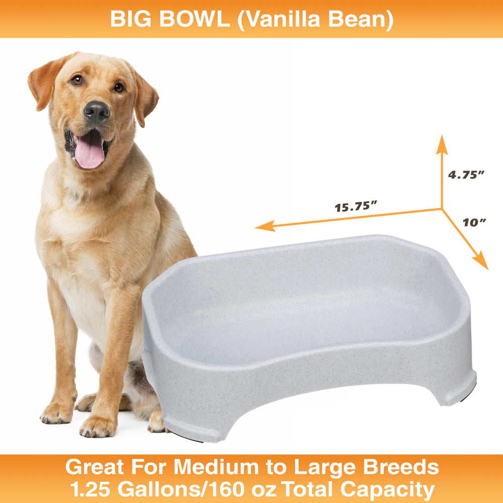 Neater Pet Brands weather-resistant plastic stays cool in sun.