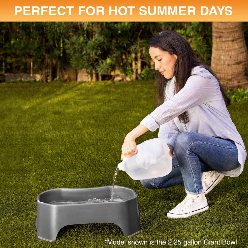 Durable, weather-resistant BPA-free plastic from Neater Pet Brands.