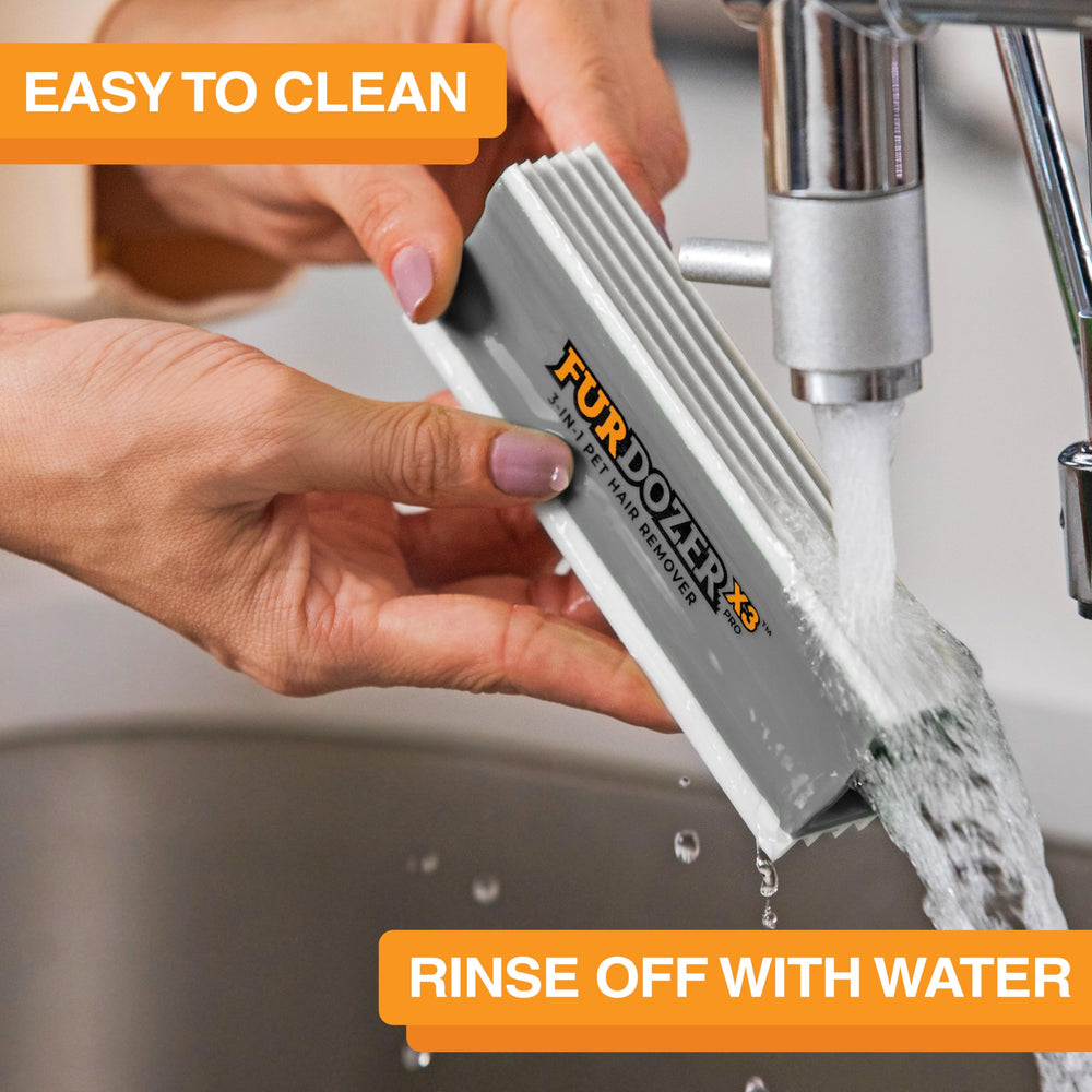 Neater Pet FurDozer easy-clean-reusable replaces disposable rollers with a durable tool.