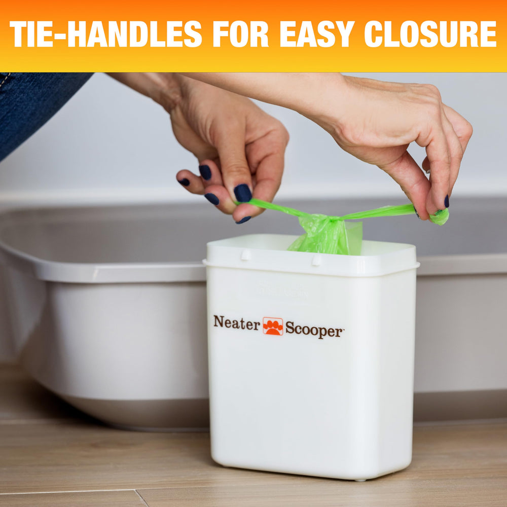 Green Neater Scooper color complements home décor while simplifying litter management