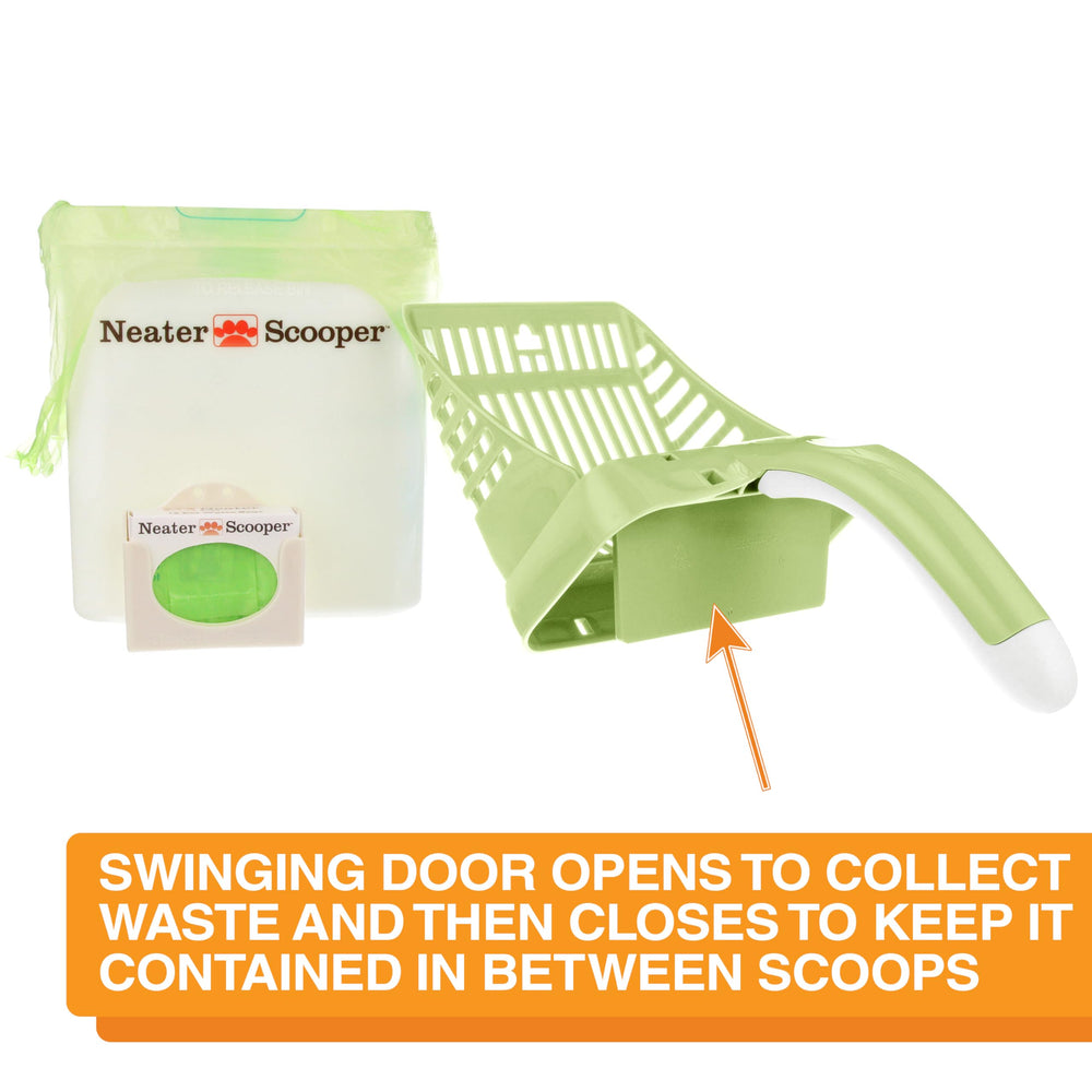 Neater Scooper enables one-handed scooping for quick litter care