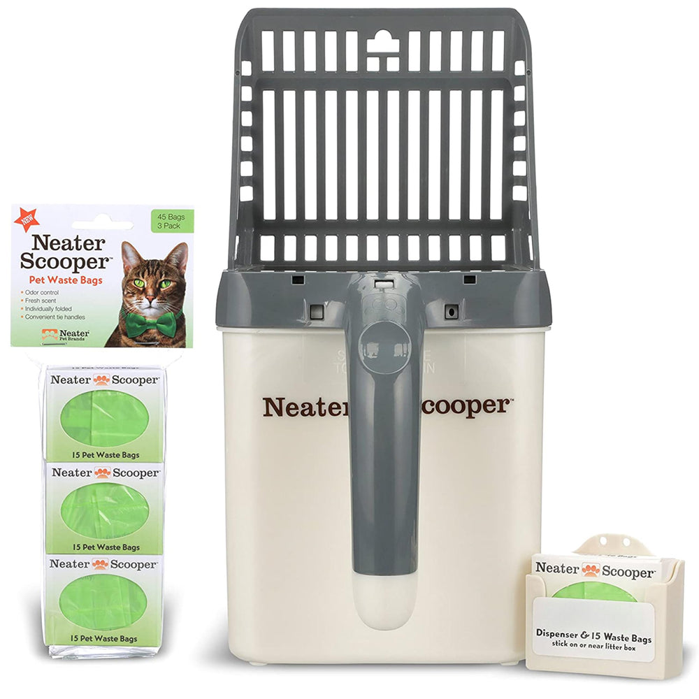 Neater Scooper one-handed operation enables quick daily scooping.