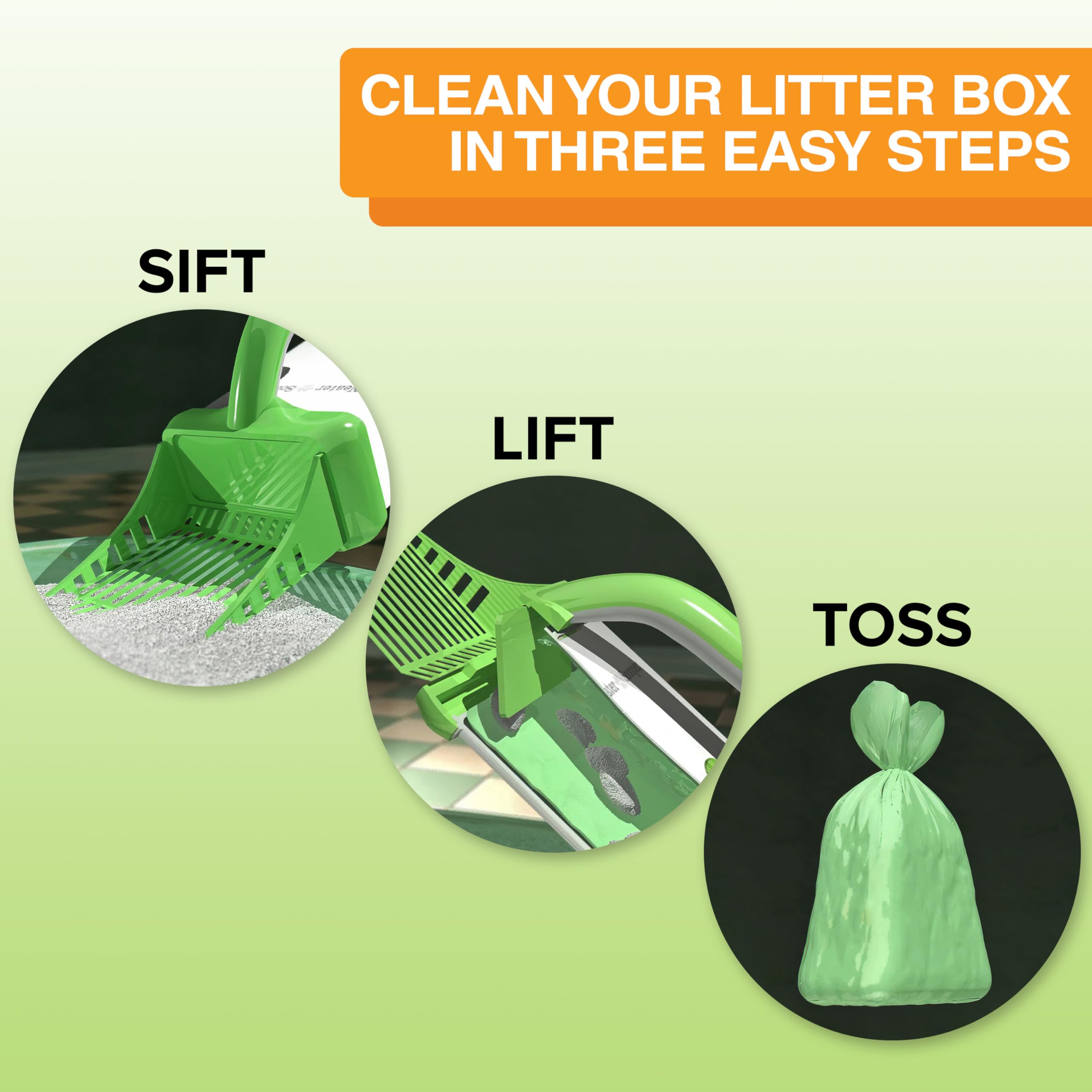 Neater Scooper XL capacity ideal for multi-cat households.