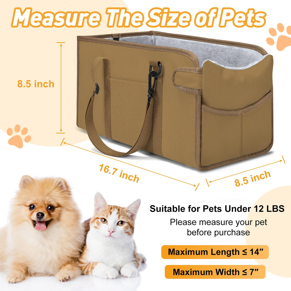 NECKORY adjustable safety leash keeps pets safely restrained during car journeys