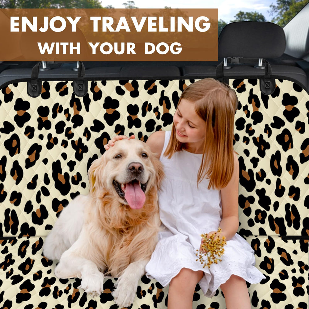 NECKORY backseat cover easy-clean demonstrates simple maintenance after messes.