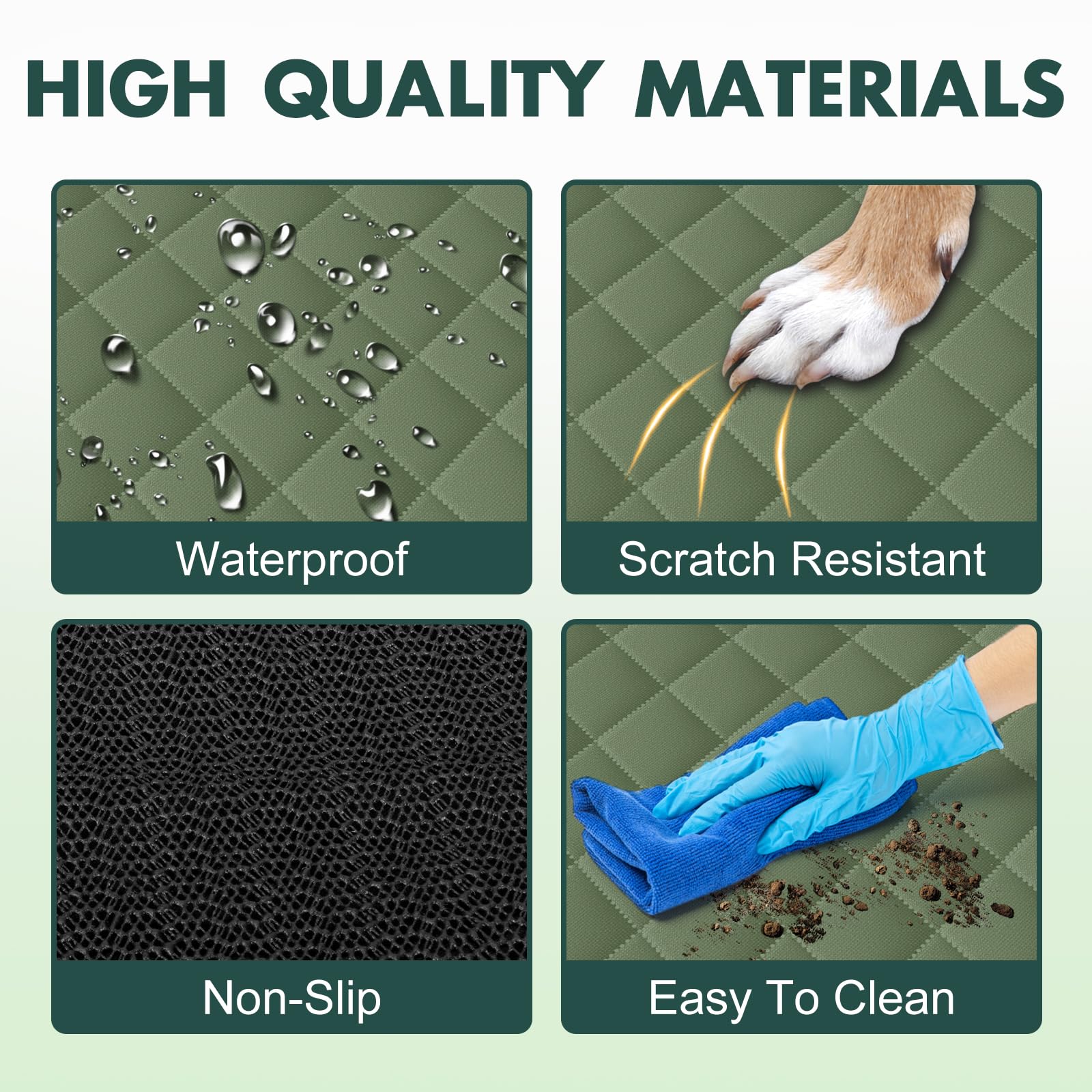 NECKORY backseat cover is quick to install in minutes.