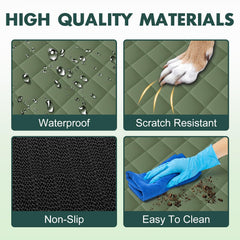 NECKORY backseat cover is quick to install in minutes.