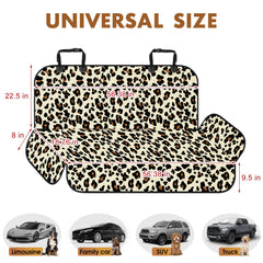 NECKORY backseat cover with non-slip back showcases secure fit on rear seat.